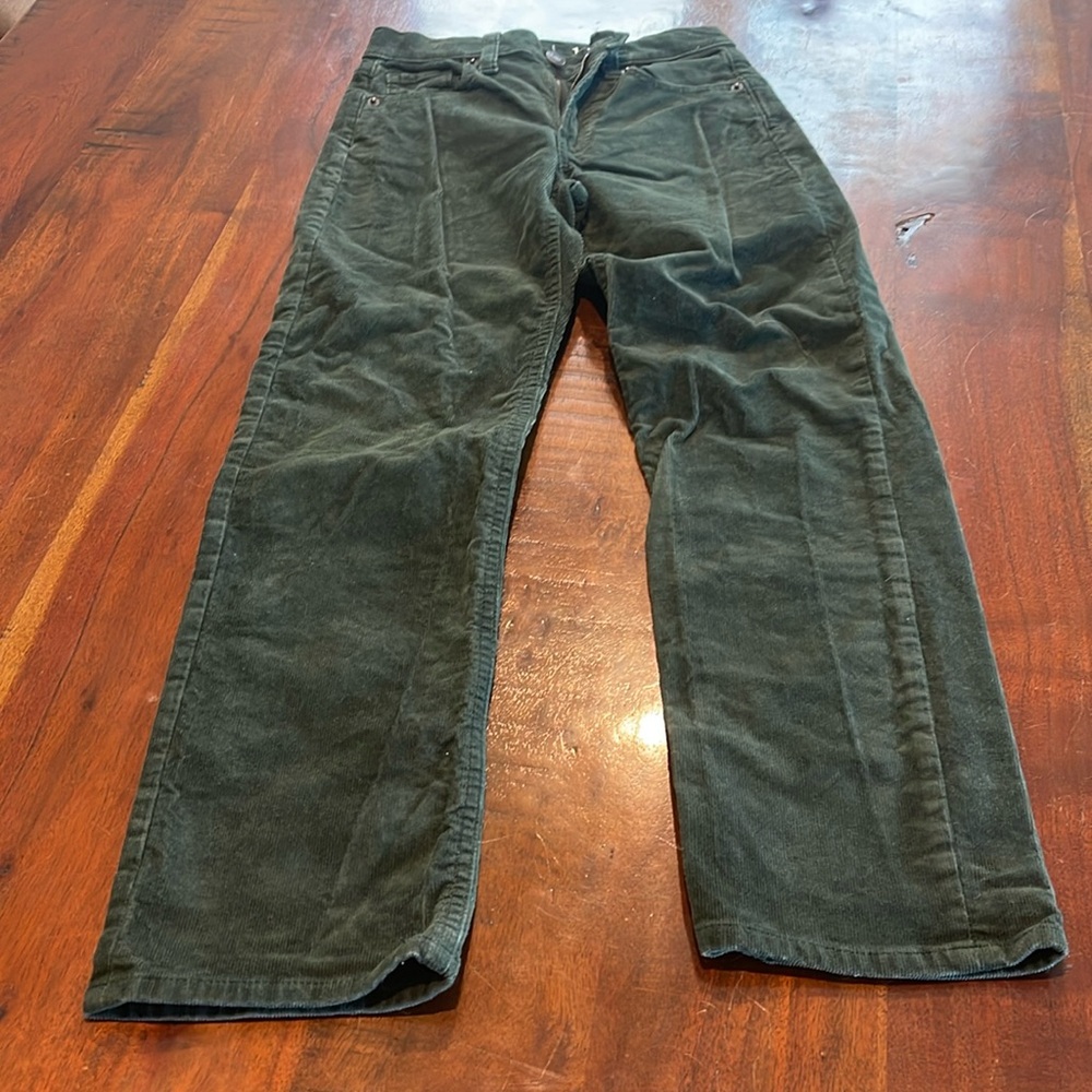 Gap Girls High Rise Loose Corduroy Pants Size 10 Slim EUC